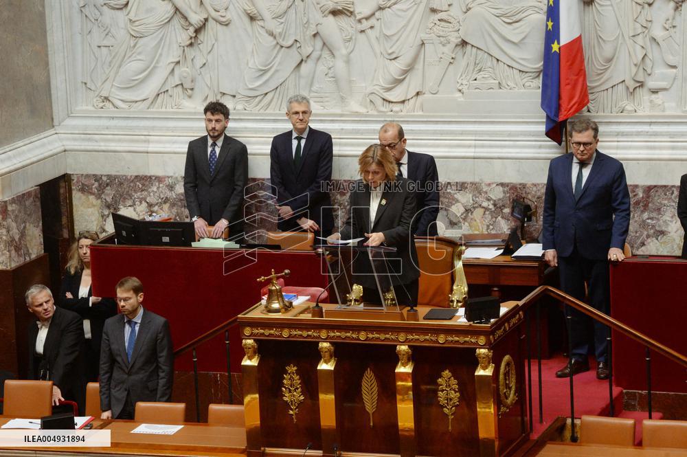 Tribute From the National Assembly to Olivier Marleix - Paris