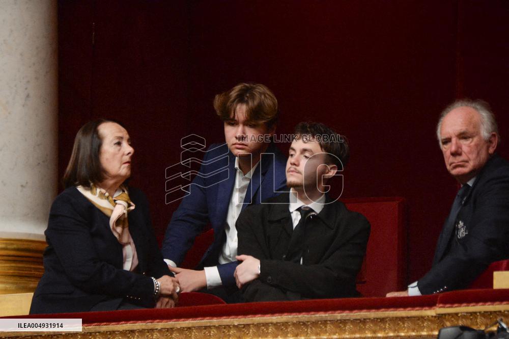 Tribute From the National Assembly to Olivier Marleix - Paris