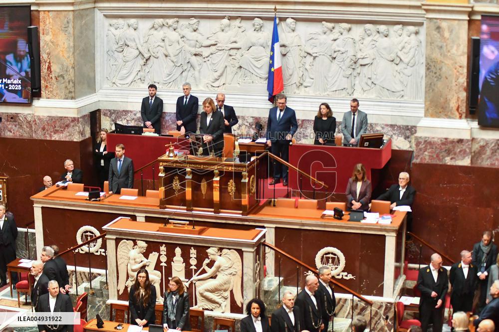 Tribute From the National Assembly to Olivier Marleix - Paris
