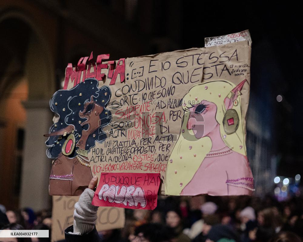 March Against War and Violence Against Women - Ital