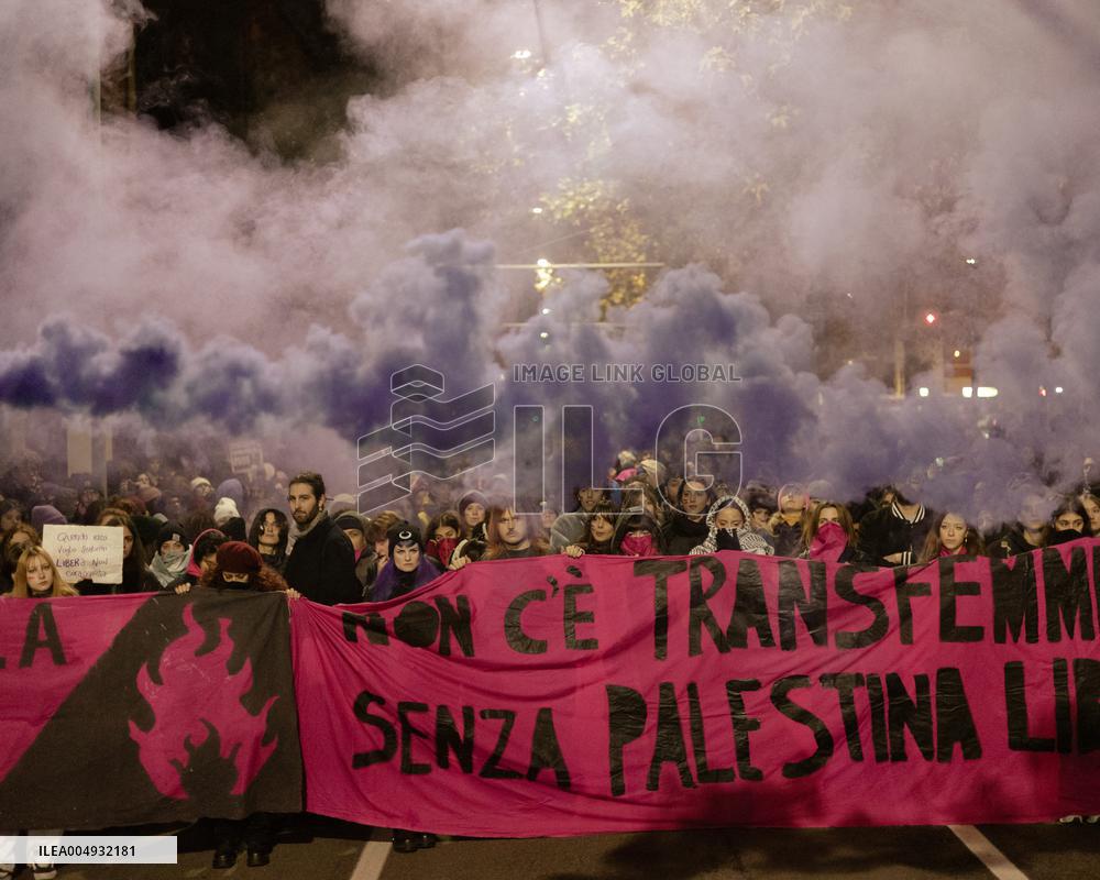 March Against War and Violence Against Women - Ital
