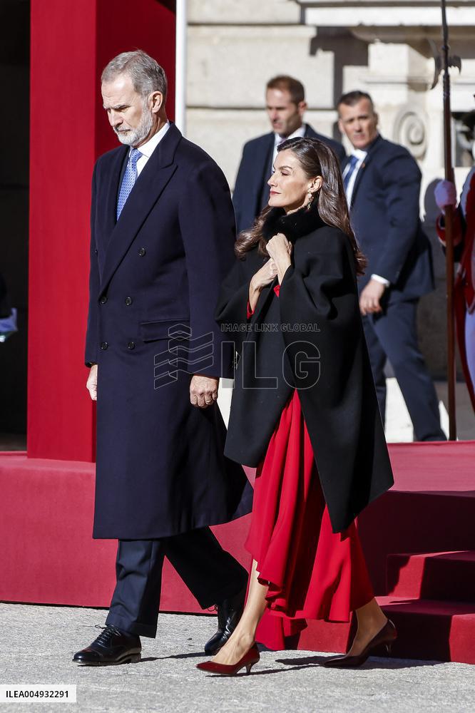 Spain Royals Welcomes German President Steinmeier - Madrid