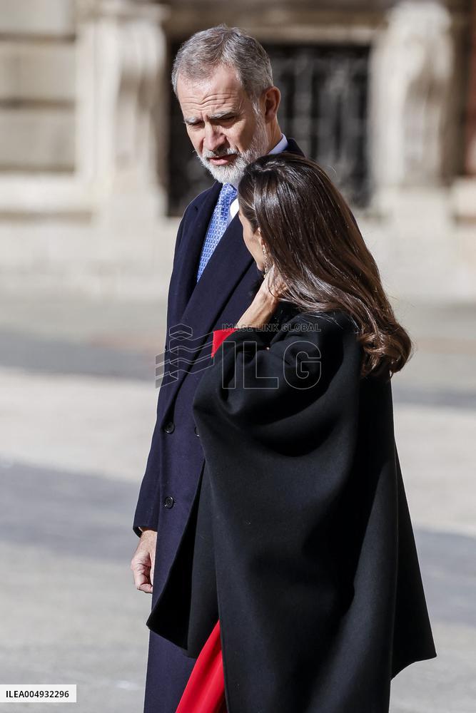 Spain Royals Welcomes German President Steinmeier - Madrid