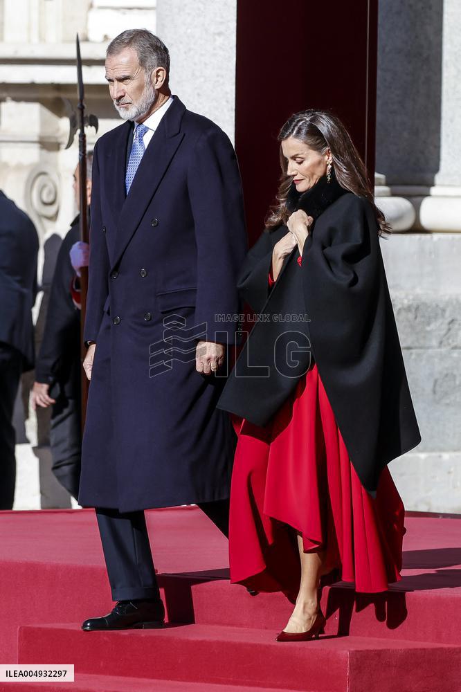 Spain Royals Welcomes German President Steinmeier - Madrid