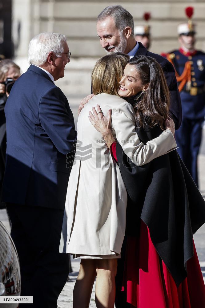 Spain Royals Welcomes German President Steinmeier - Madrid
