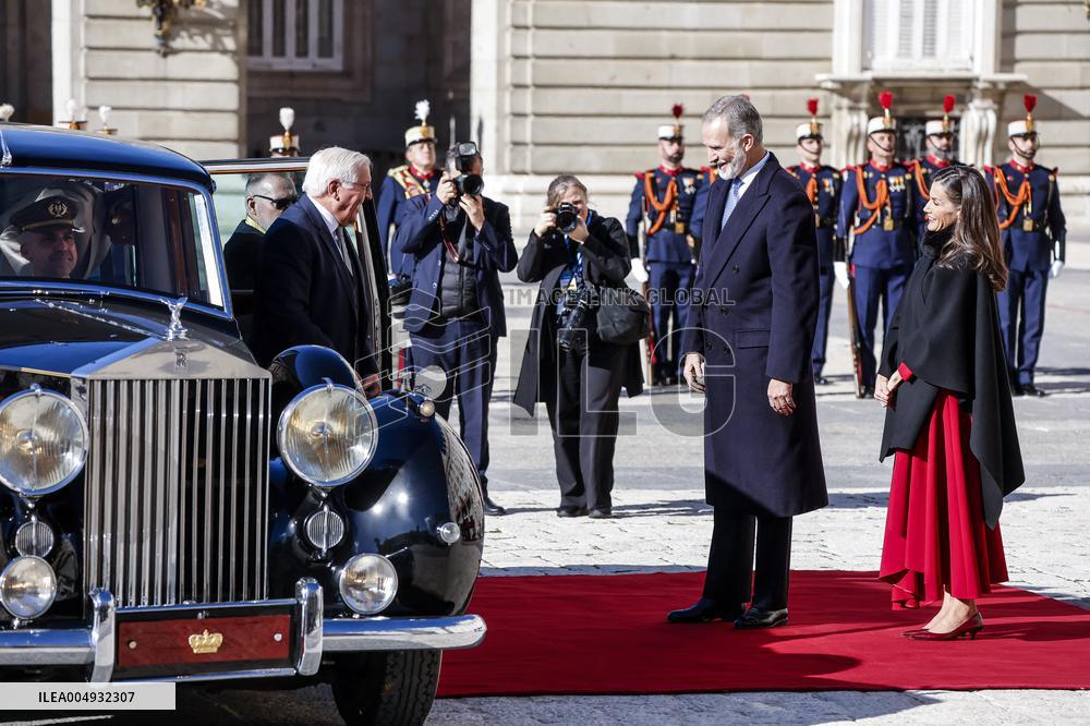 Spain Royals Welcomes German President Steinmeier - Madrid
