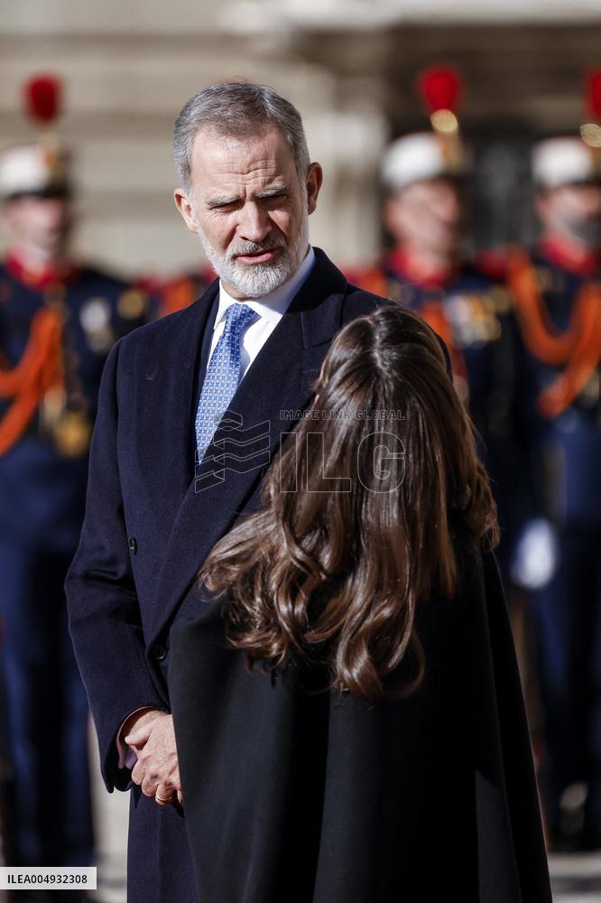Spain Royals Welcomes German President Steinmeier - Madrid
