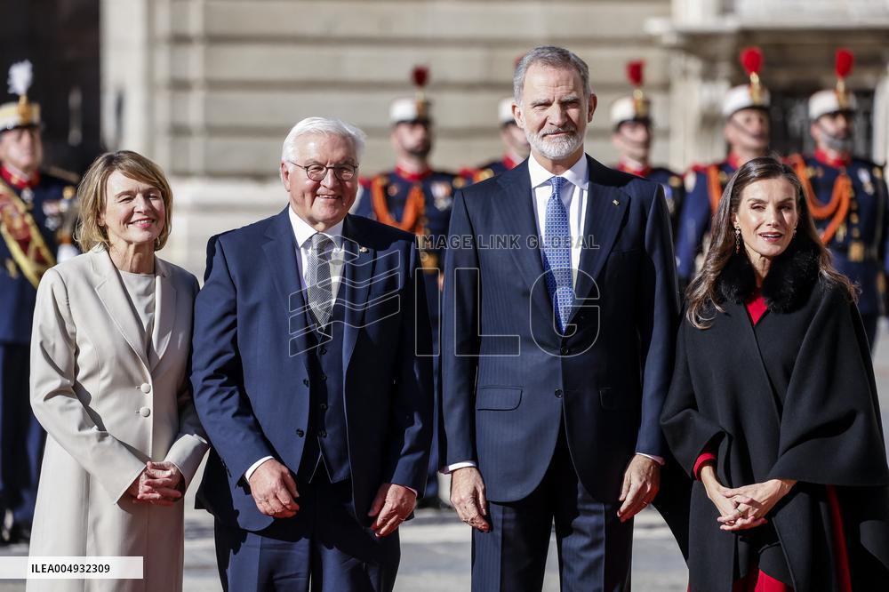 Spain Royals Welcomes German President Steinmeier - Madrid