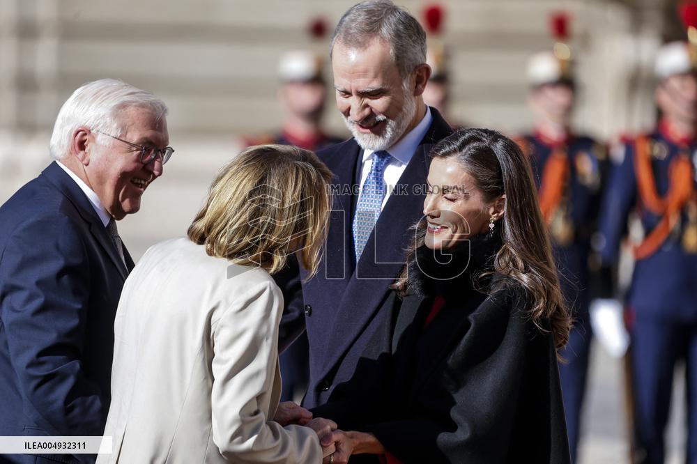 Spain Royals Welcomes German President Steinmeier - Madrid