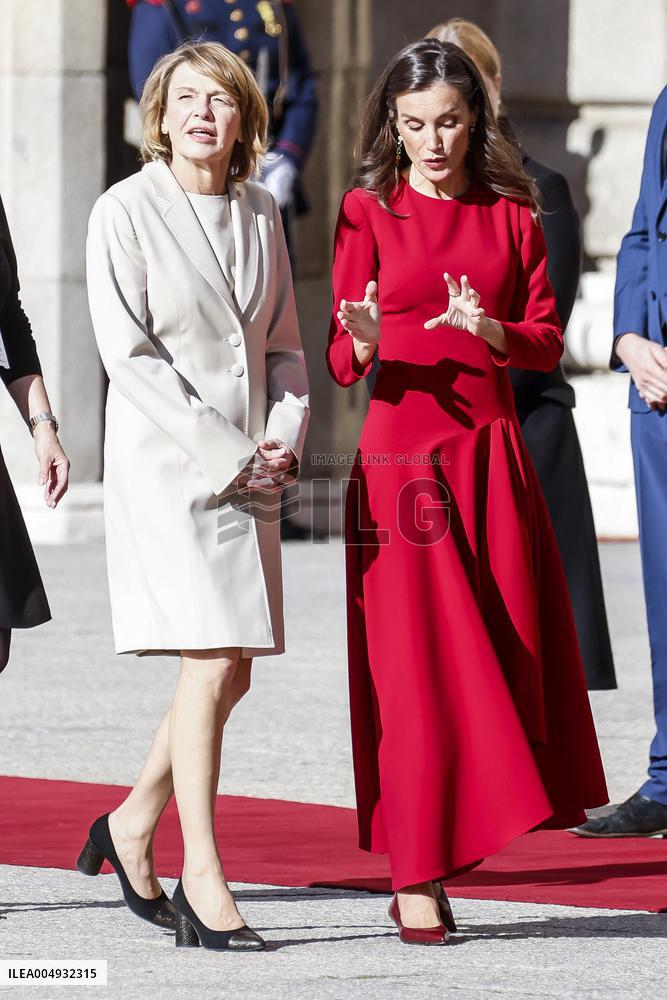 Spain Royals Welcomes German President Steinmeier - Madrid