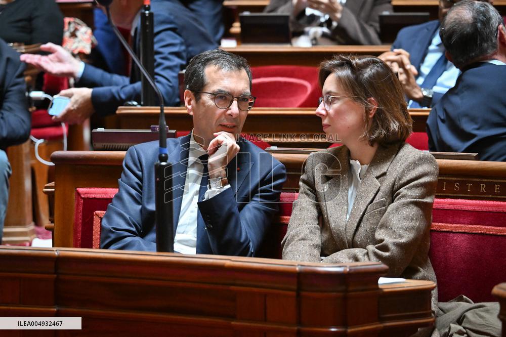 Vote Of the Social Security Finance Bill - PLFSS - Paris