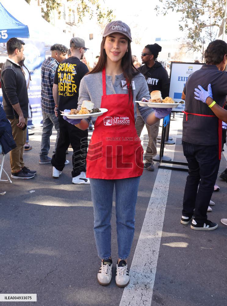 2025 Thanks & Giving On Skid Row - LA