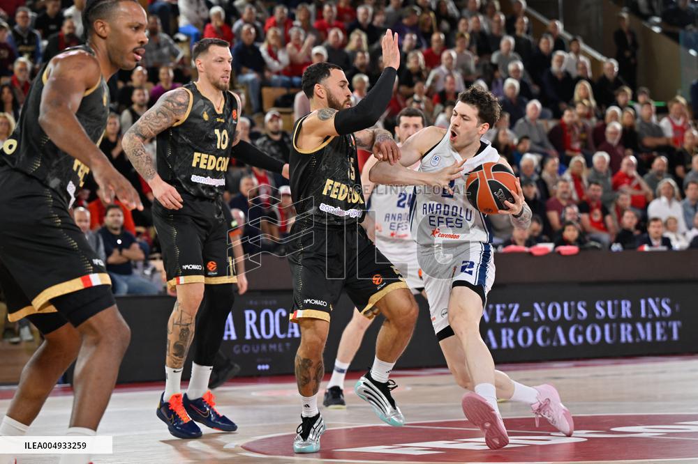 Euroleague Basketball - AS Monaco v Anadolu Efes