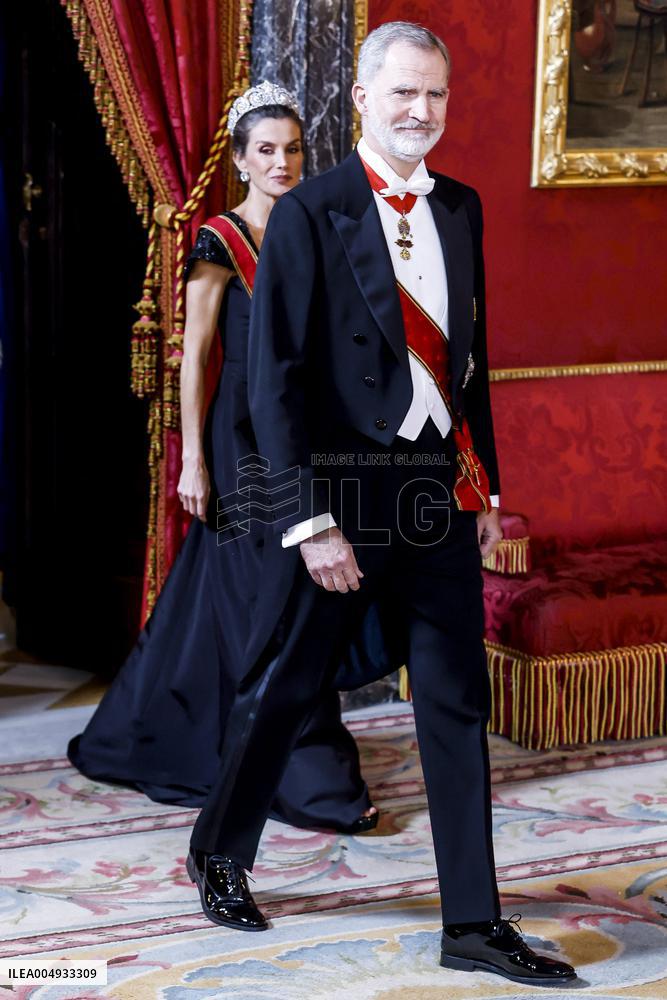 Gala Dinner For The German President - Madrid