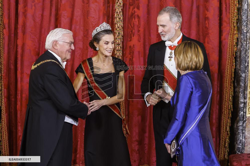 Gala Dinner For The German President - Madrid