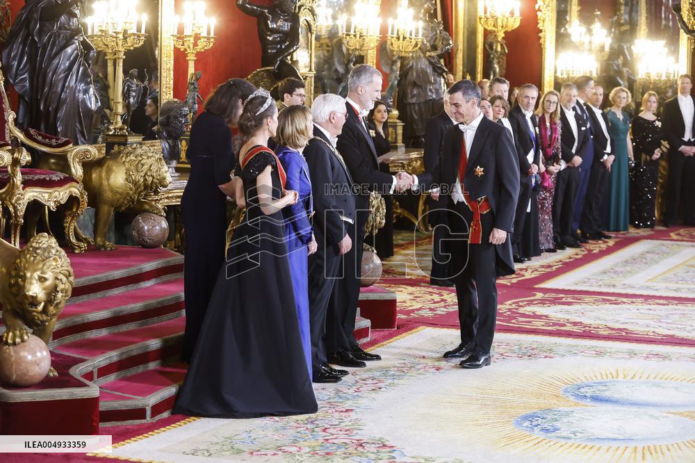 Gala Dinner For The German President - Madrid