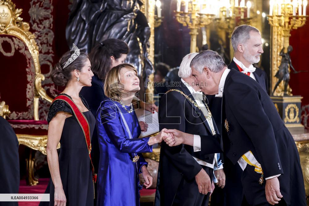 Gala Dinner For The German President - Madrid