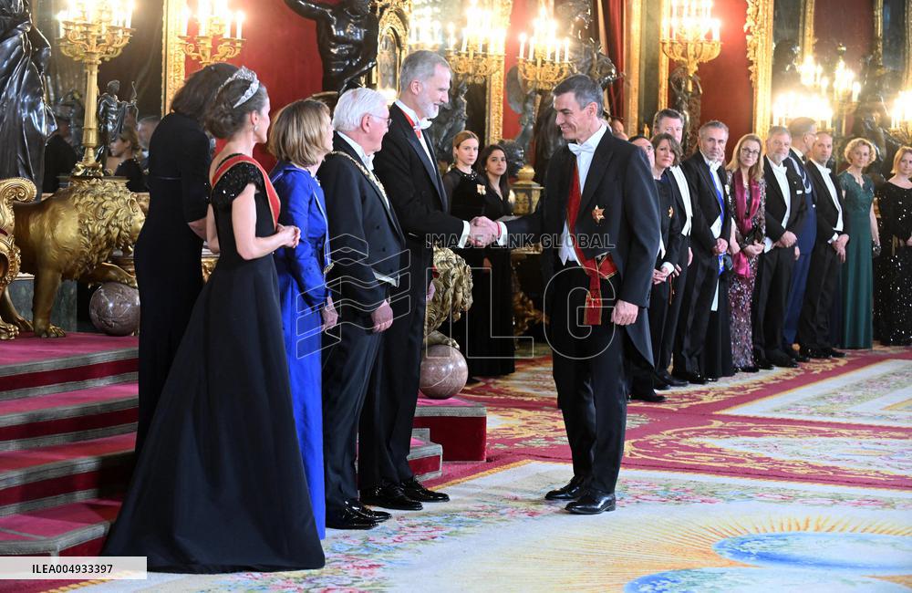 Gala Dinner For The German President - Madrid