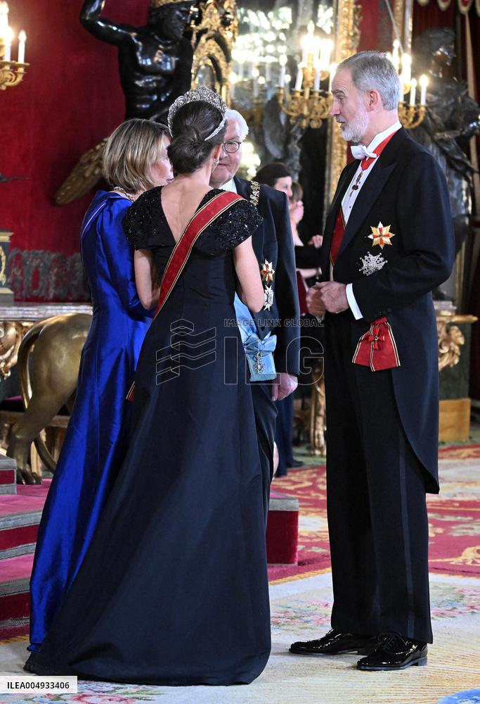 Gala Dinner For The German President - Madrid