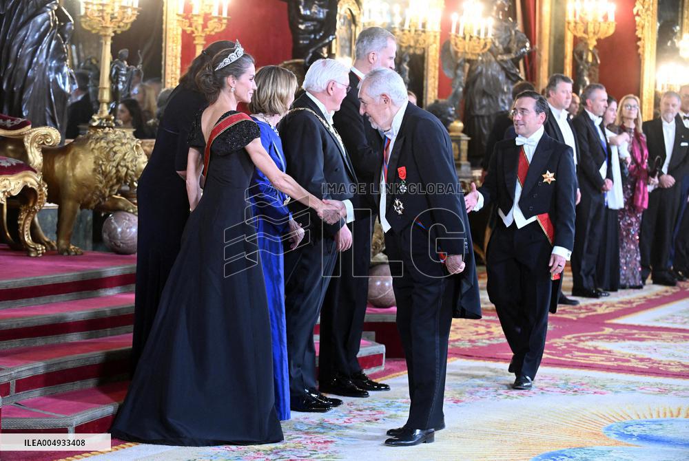 Gala Dinner For The German President - Madrid
