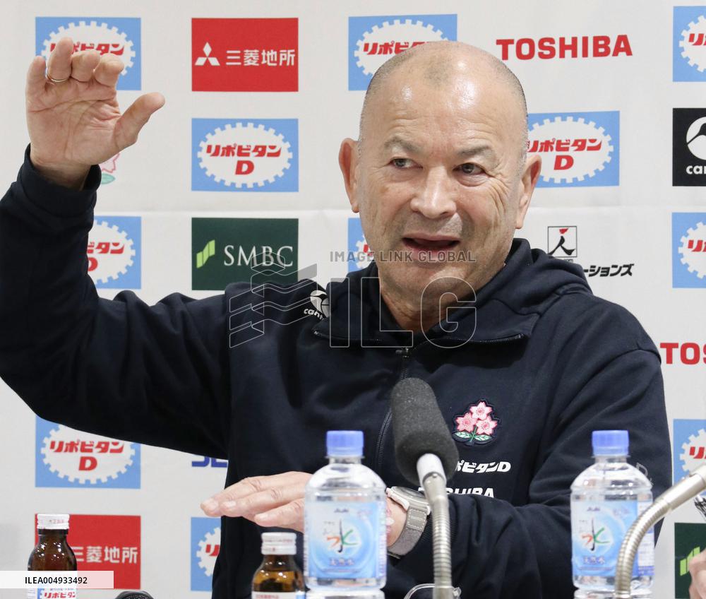 Rugby: Japan head coach Jones