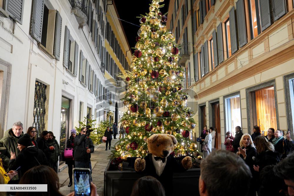 Christmas Lights and Decorations in Milan - Italy