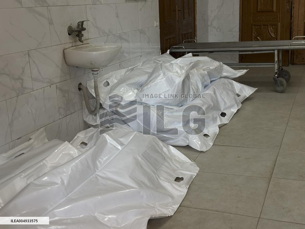 Red Cross Receives Bodies From Israel - Khan Younis