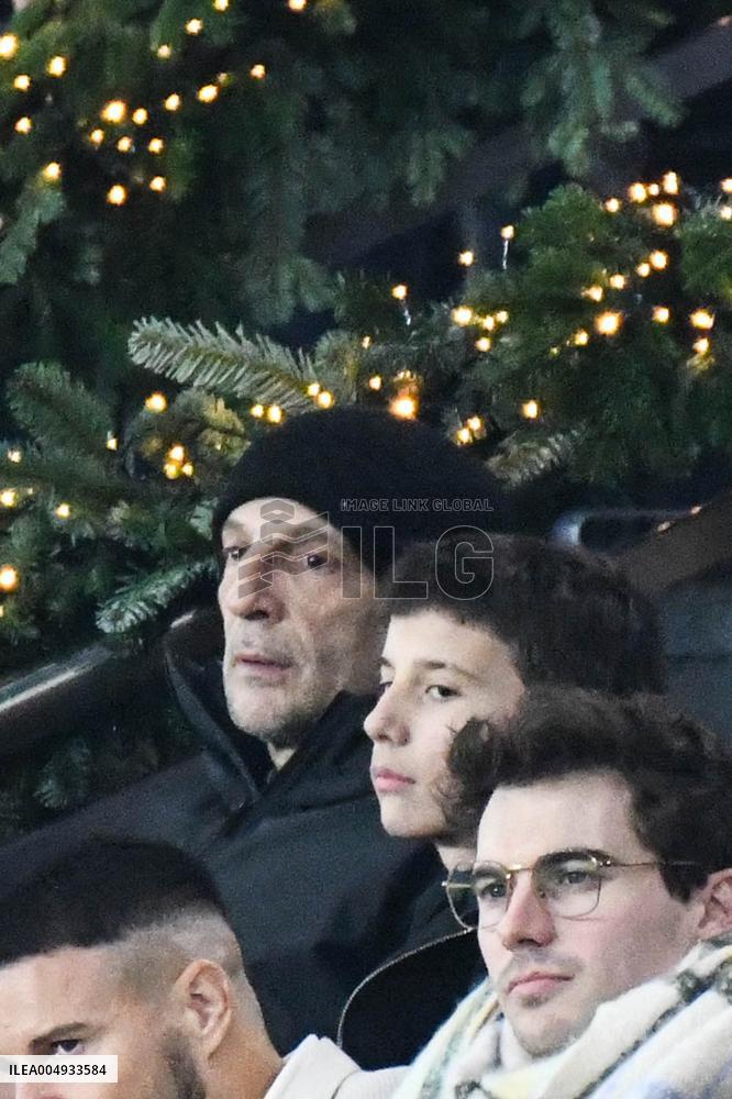 Champions League - Mathieu Kassovitz At PSG Vs Tottenham - Paris