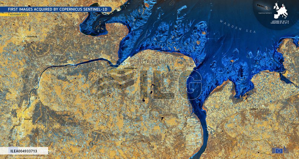First Images acquired by Sentinel-1D