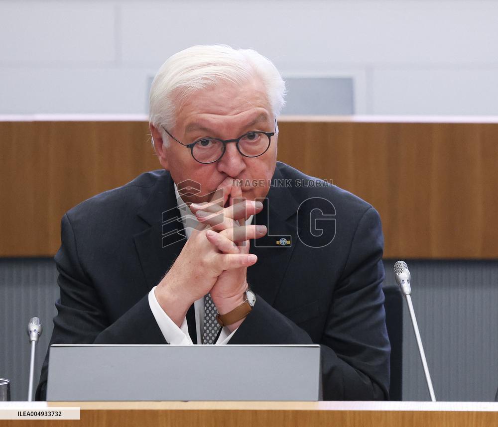 King and Steinmeier Attend 11th German-Spanish Forum - Madrid