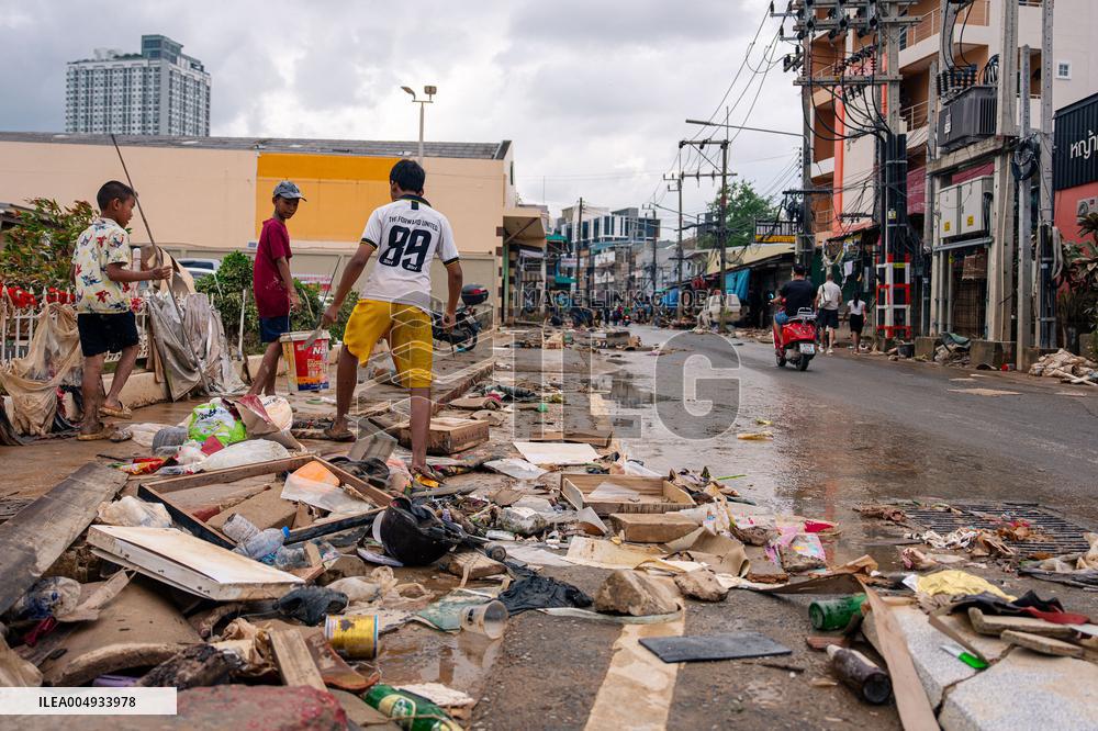 Heavy Flooding in Southern Thailand