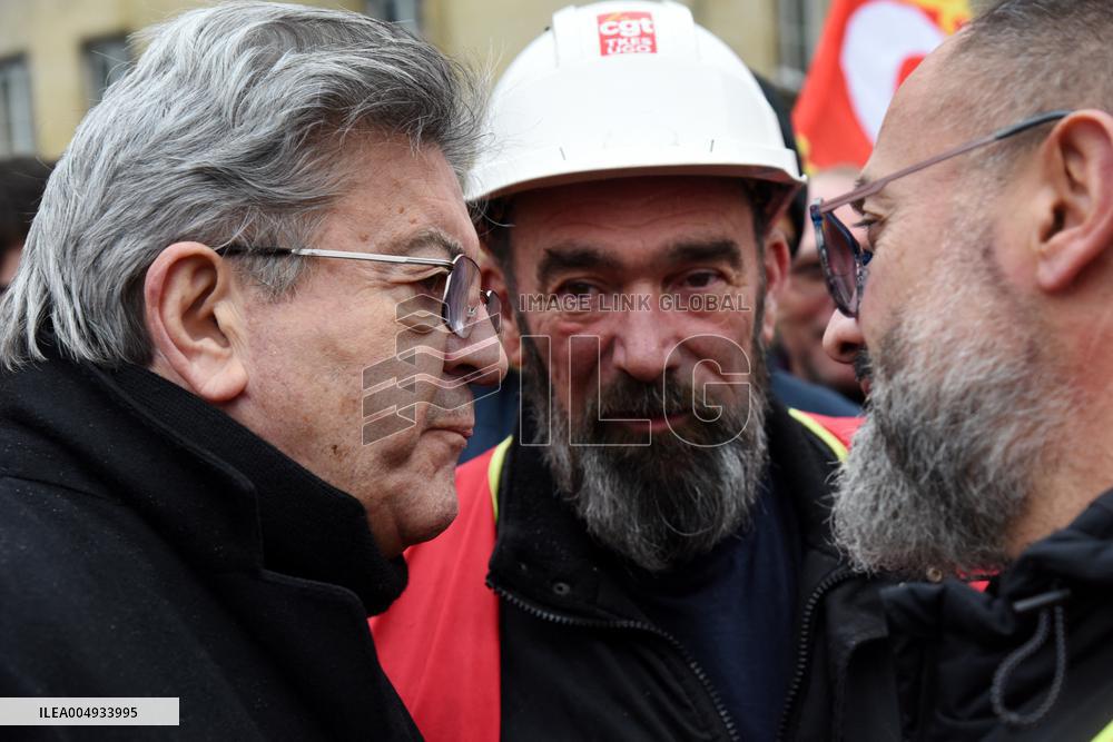 ArcelorMittal Rally in Front of the National Assembly - Paris