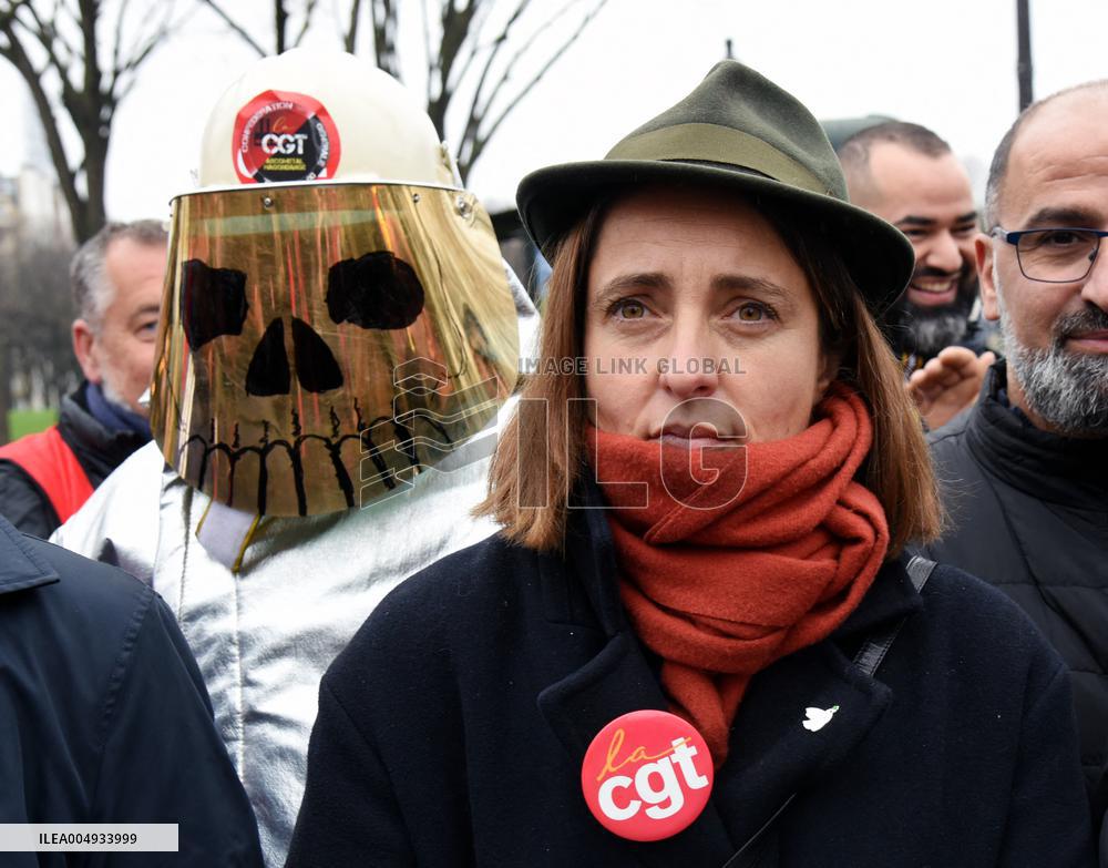 ArcelorMittal Rally in Front of the National Assembly - Paris