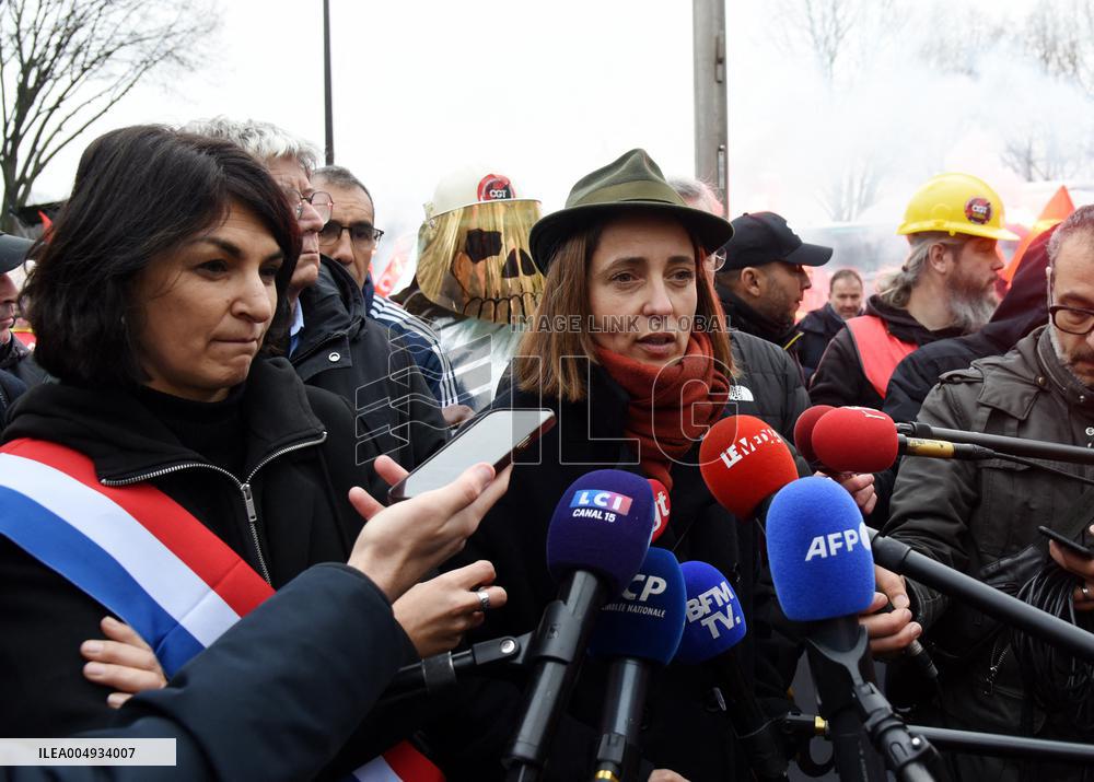 ArcelorMittal Rally in Front of the National Assembly - Paris