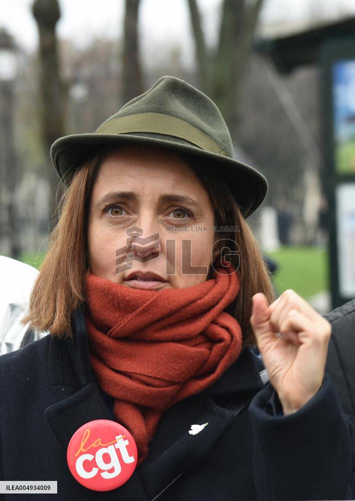ArcelorMittal Rally in Front of the National Assembly - Paris