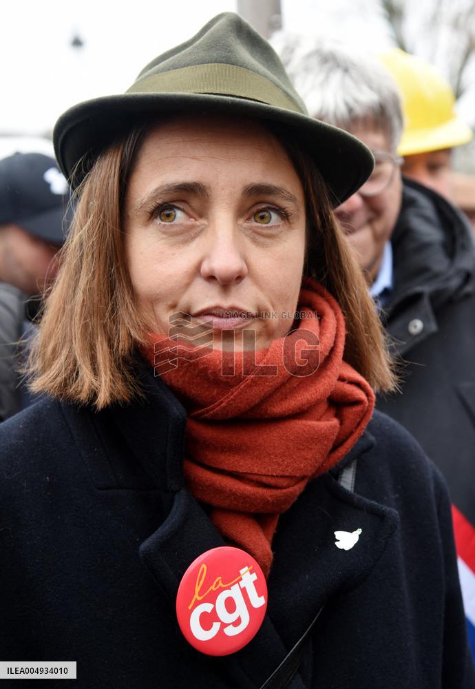 ArcelorMittal Rally in Front of the National Assembly - Paris