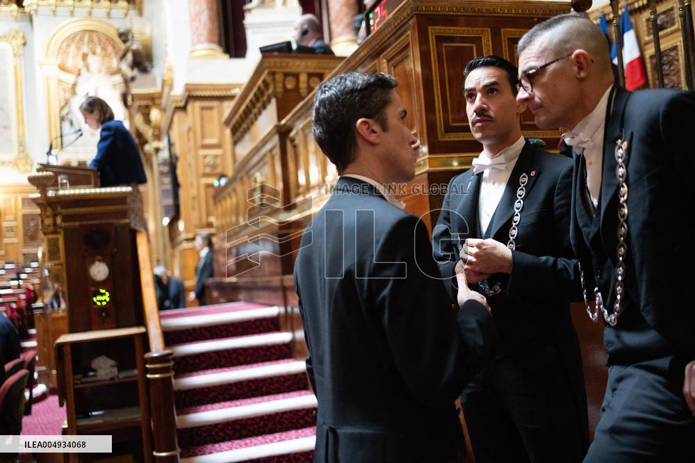 Finance Bill debate at the Senate - Paris