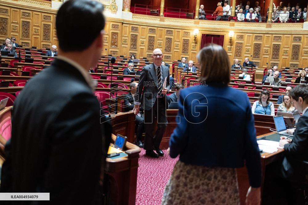Finance Bill debate at the Senate - Paris