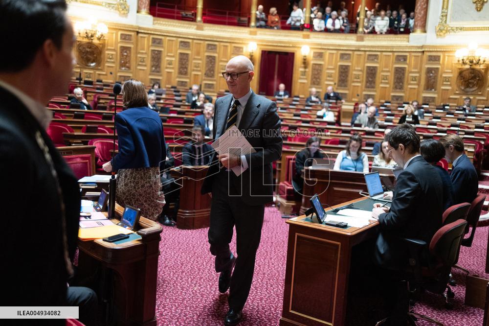 Finance Bill debate at the Senate - Paris