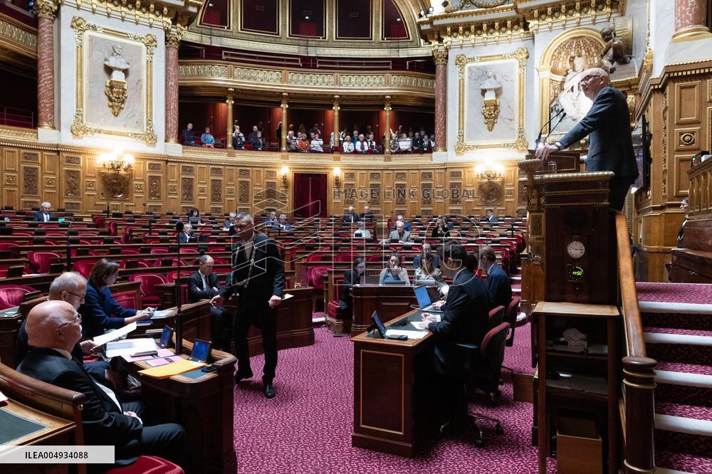 Finance Bill debate at the Senate - Paris
