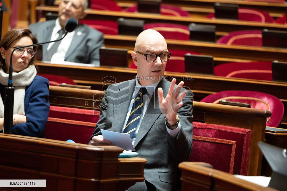 Finance Bill debate at the Senate - Paris