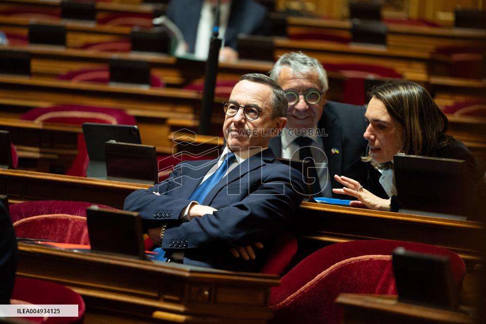 Finance Bill debate at the Senate - Paris