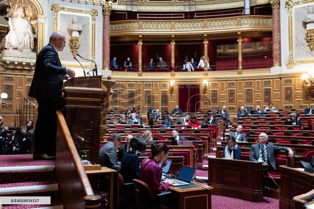 Finance Bill debate at the Senate - Paris