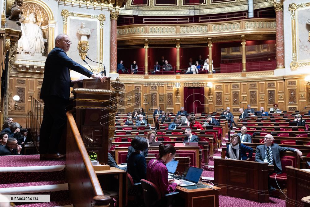 Finance Bill debate at the Senate - Paris