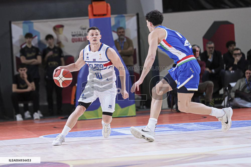 BASKET - Basket FIBA Europe Cup - FIBA Basketball World Cup 2027 Qualifiers- Italy vs Iceland