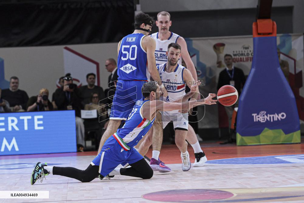 BASKET - Basket FIBA Europe Cup - FIBA Basketball World Cup 2027 Qualifiers- Italy vs Iceland