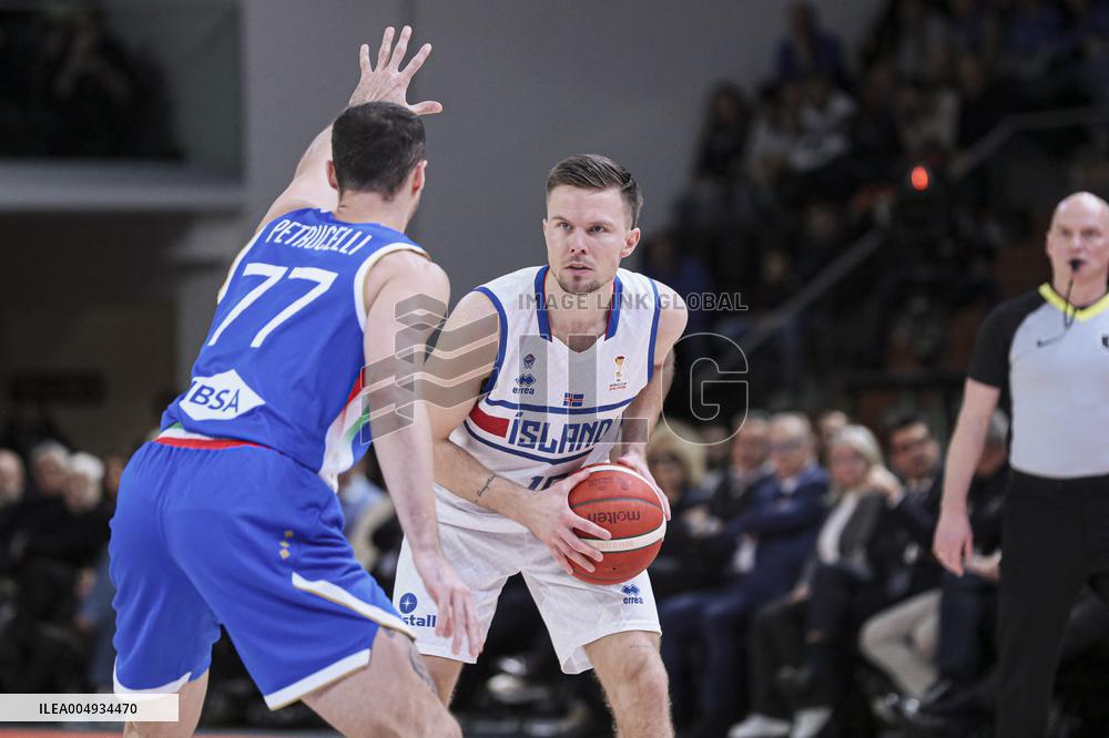 BASKET - Basket FIBA Europe Cup - FIBA Basketball World Cup 2027 Qualifiers- Italy vs Iceland