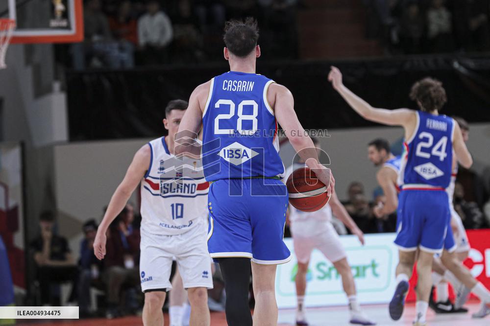 BASKET - Basket FIBA Europe Cup - FIBA Basketball World Cup 2027 Qualifiers- Italy vs Iceland
