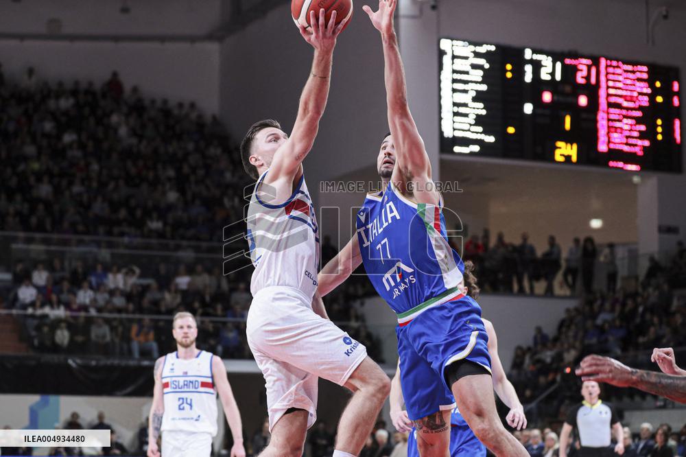 BASKET - Basket FIBA Europe Cup - FIBA Basketball World Cup 2027 Qualifiers- Italy vs Iceland