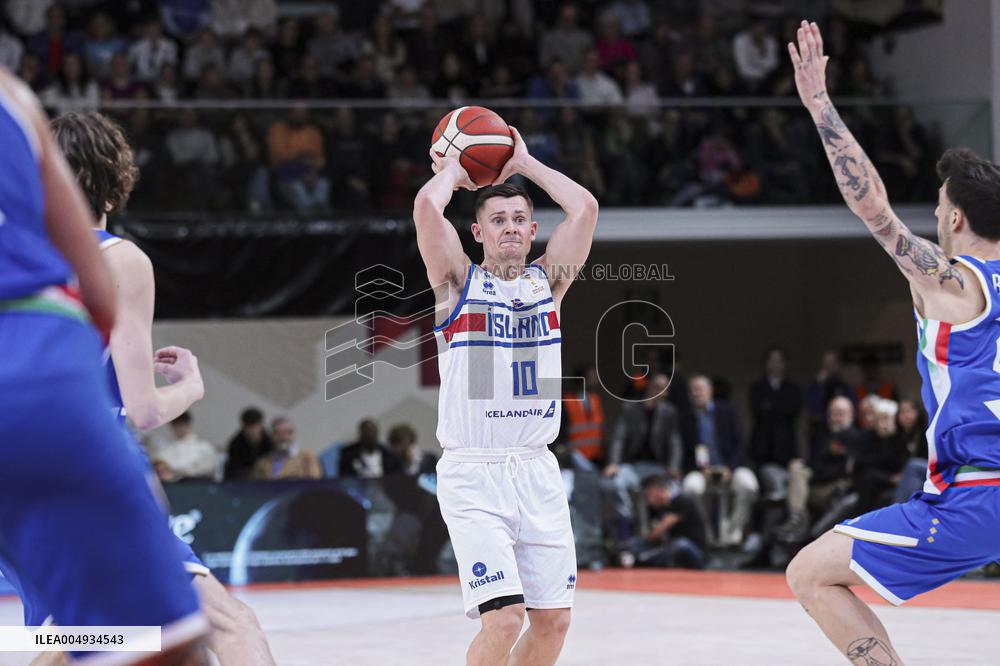 BASKET - Basket FIBA Europe Cup - FIBA Basketball World Cup 2027 Qualifiers- Italy vs Iceland